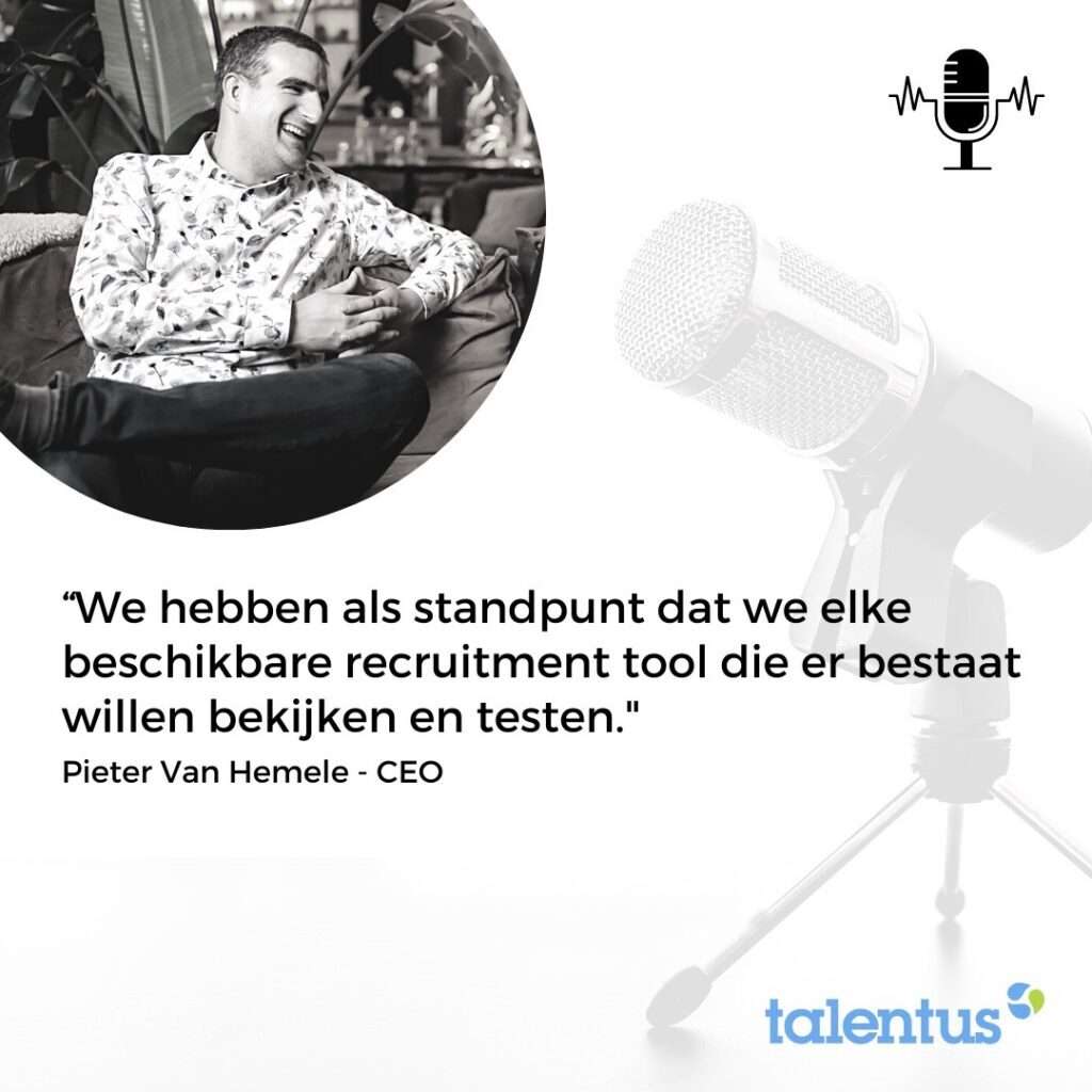 Podcast interview Pieter Van Hemele CEO Talentus